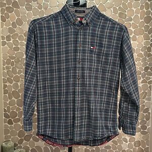 Tommy Hilfiger boys plaid flannel – size medium